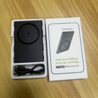 Cargador Portátil Ultrafino Promocional con Tecnología Magnética, 2000 mAh, Carga Inalámbrica Tipo C, 5W, con Logotipo Personalizado