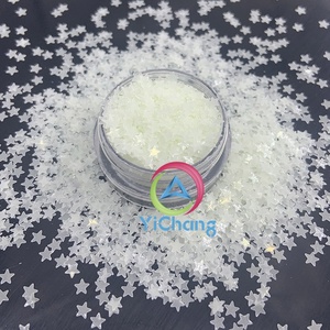 Phát sáng Polyester năm sao tim mặt trăng hình dạng phát sáng trong bóng tối long lanh cho móng tay Tumbler thủ công nhựa - Product Image 3