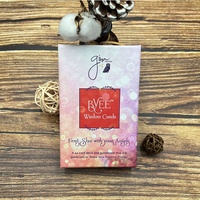 Tarot Cartes Love Affirmation Cards Oracle Deck Set avec boîte et imprimante Livres