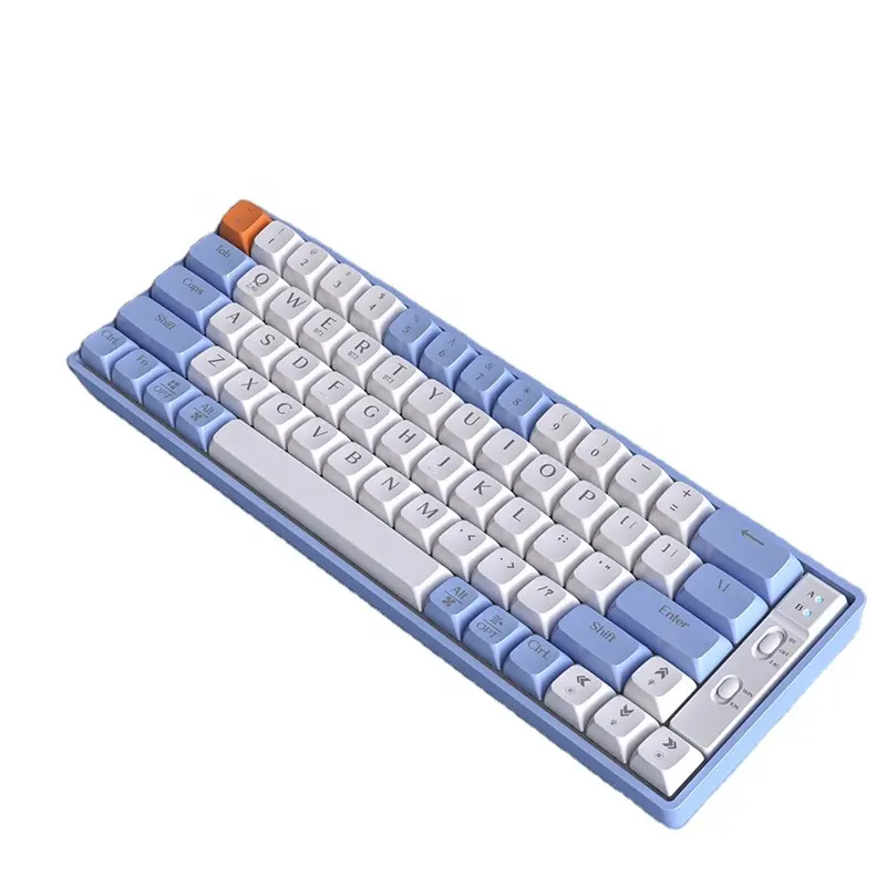 Langtu GK65 clavier portable sans fil 3 modèle FullKey HotSwap clavier mécanique mini clavier de jeu en gros