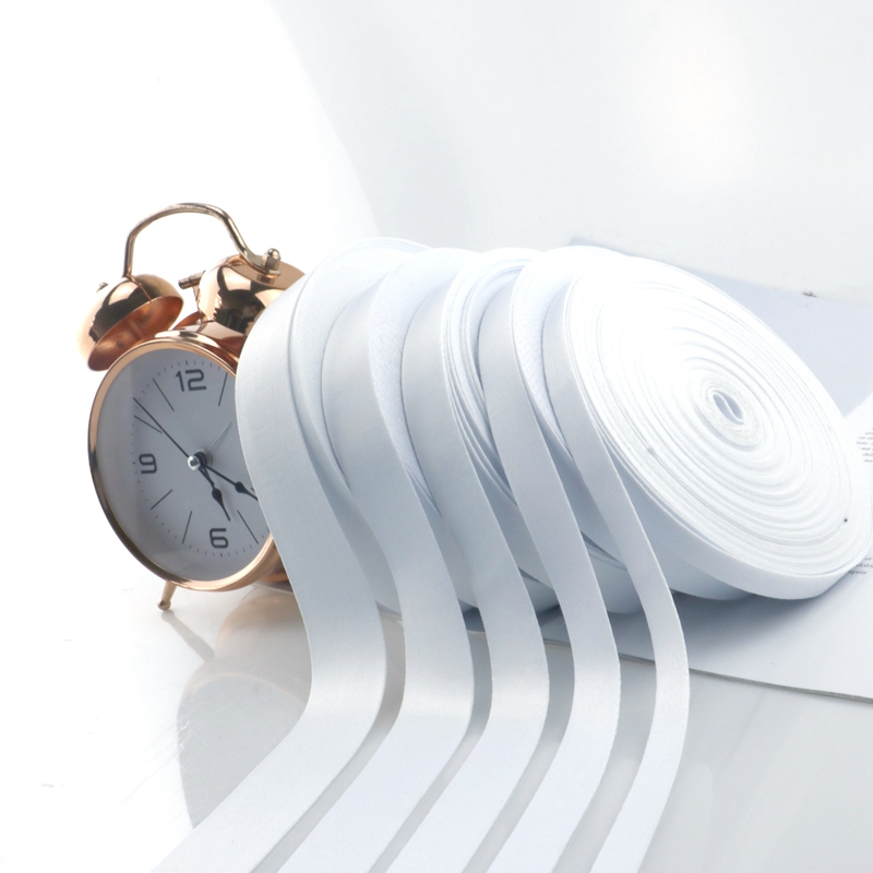 Промо-пользовательский Печатный простой белый чистый полиэфирный ремешок для шнурка