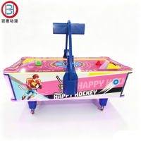 Meilleure Vente Nouvelle Machine de Jeu d'Arcade Électrique à Monnayeur pour 2 Joueurs, Surface Plate Robuste, Air Hockey Anglais