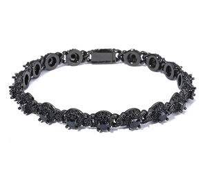 Bespoke Round Brilliant Moissanite <b>Beaded</b> <b>Bracelets</b> Hip Hop S925 Sterling Silver GRA Certified Iced Out Urban Custom Suppliers - Product Image 1