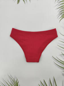 6 Pieces Cotton Underwear Ribbed Hipster Cheeky Soft Letter Pattern Bikini Brief for <strong>Ladies</strong> <strong>Culotte</strong> - Product Image 4