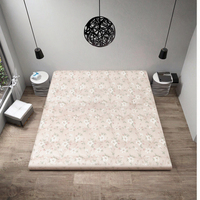 Matelas futon en mousse de sol japonais moderne enroulable 100% coton pliable Tatami pour adultes Utilisation en chambre