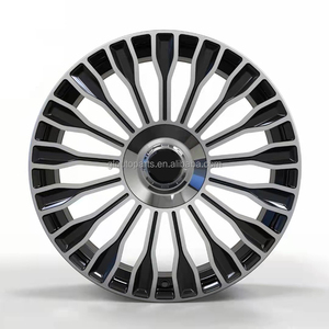 Tùy chỉnh giả mạo bánh xe đua vành 5-6 lỗ 112 120 18 19 20 21 22 23 26 inch Mới 40mm bù đắp bản sao giả mạo bánh xe hợp kim - Product Image 1