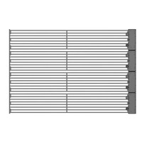 Écran LED transparent extérieur P2.8, 6500 nits de luminosité élevée, taux de rafraîchissement élevé de 3840 Hz, mur vidéo LED