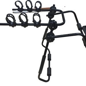 Support arrière de voiture en acier pour 3 vélos, support de transport, <span class=keywords><strong>porte</strong></span>-vélo de montagne portable - Product Image 1
