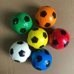 6.3CM Fußball form Schaum bälle Fußball form Spielzeug ball PU Schaum Stress ball Spielzeug