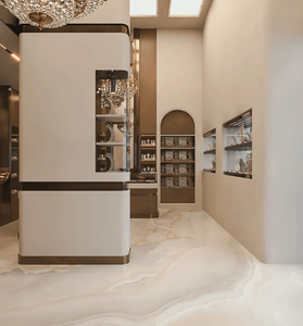 Service de design d'intérieur pour bijouterie sur mesure, aménagement de magasin de détail moderne avec vitrine de présentation de montres de luxe - Product Image 3