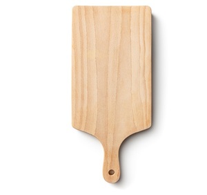 Planche à découper ronde en bois de dernière conception avec poignée, écologique, lavable au lave-vaisselle, faite à la main - Product Image 5