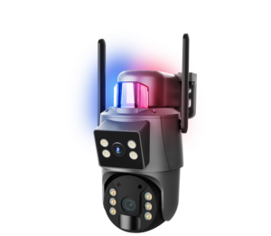 กล้อง Ubox SD400 4G แบบเลนส์คู่ ตรวจจับความเคลื่อนไหวด้วย PIR ความละเอียด 4MP สำหรับภายนอกอาคาร ใช้พลังงานแสงอาทิตย์ มาตรฐานกันน้ำ IP66 มองเห็นในเวลากลางคืน พร้อมระบบเสียงสองทางและสัญญาณเตือนภัย - Product Image 1