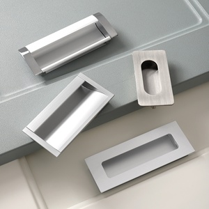 Tirador de Cajón Empotrado Cuadrado de Aleación de Aluminio Negro Oculto, Ajustable, de Lujo Moderno, 13mm de Altura, para Sala de Estar - Product Image 4