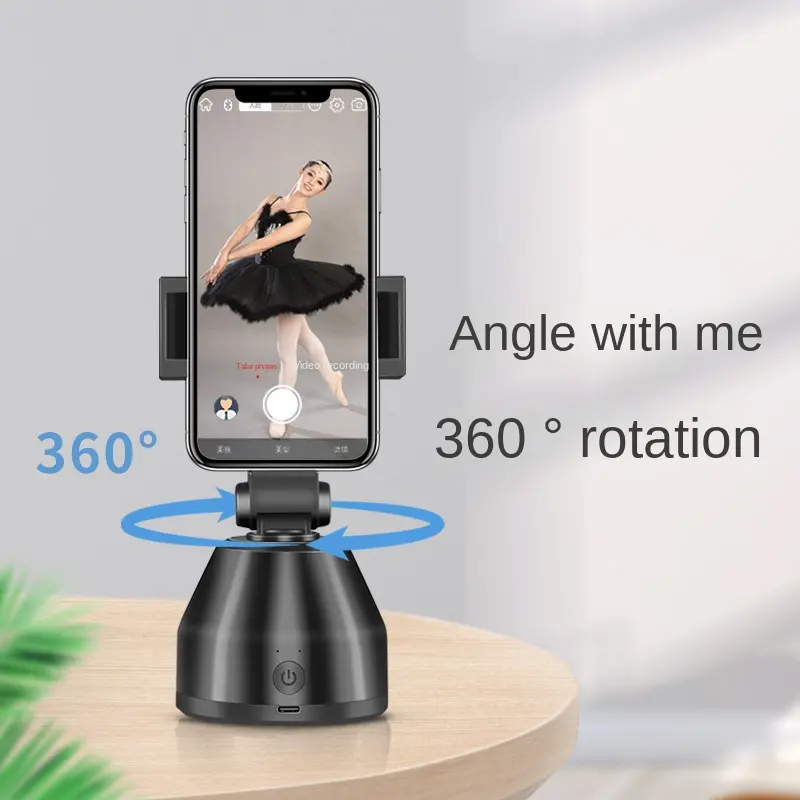 Auto Tracking Smartphone Pod Handsfree Face Body Motion Tracking Camera Phone Mount 360 Degree Mobile Smart Gimbal Camera