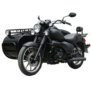 Venta al por mayor de fábrica: Motocicleta de gasolina de alta potencia de 300cc con sidecar de 3 ruedas para adultos, triciclo clásico con sidecar y freno de disco. - Product Image 1