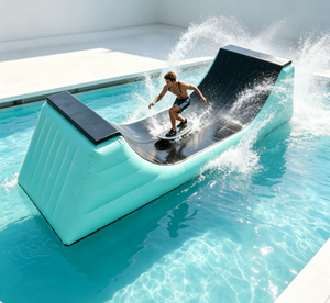 Rampa de Skate Inflable de Nuevo Diseño, Máxima Portabilidad, Instalación en 10 Minutos para Eventos Escolares - Product Image 5