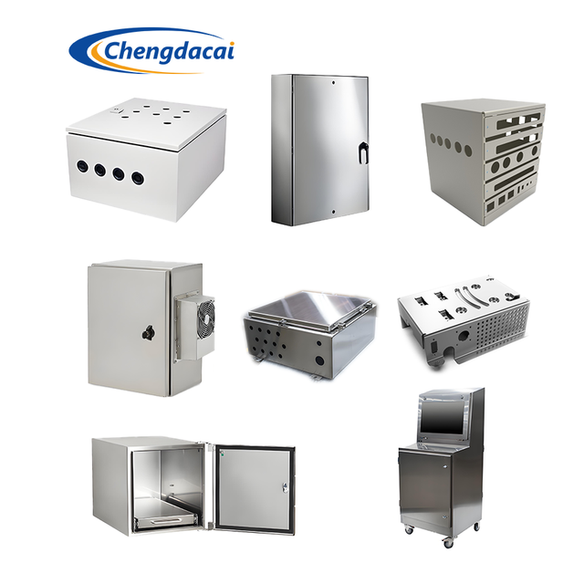 OEM Manufacturer Custom Sheet Metal Fabrication Made Aluminum 316 304 Stainless Steel Boxes Cases Metal Enclosures