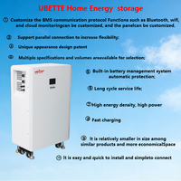 Système solaire 10KWH 15KWH en stock UE, batterie lithium solaire 51.2V 200Ah 100Ah 300Ah, système hybride autonome pour maison résidentielle