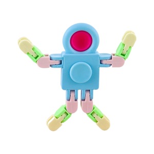 Juguetes Antiestrés Fidget Spinners Transformables en Robot de Cadena, Material PVC, Portátiles, Ecológicos, Promocionales - Product Image 5