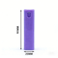 Flacon de parfum carré en plastique portable de 10 ml, petit format, distributeur de déodorant liquide, vaporisateur pour la bouche, flacon de brume rafraîchissante