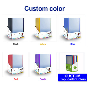 Tùy chỉnh mà<span class=keywords><strong>u</strong></span> Side 3x4 rõ ràng bóng rổ bóng chày thể thao kinh doanh thẻ bảo vệ chủ sở hữ<span class=keywords><strong>u</strong></span> Saver tay áo 35pt Top loader Top lật - Product Image 3