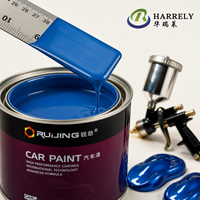 Cat Ruijing Glossy 2K Solid Acrylic Dua Komponen untuk Pengecatan Ulang Mobil Anti-korosi, Lapisan Warna Solid untuk Bodi Mobil, Aplikasi Semprot