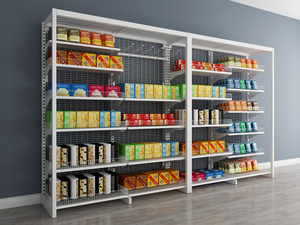 Ownace Đa Chức Năng Kim Loại Bán Lẻ Cửa Hàng Hiển Thị Kệ Cho Tùy Chỉnh Gondola Cửa Hàng Kệ Dây Hiển Thị Giá - Product Image 6