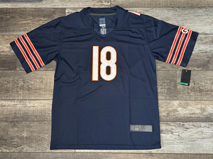 Nuova Maglia da Calcio Chicago 2026 # Maglia Americana Cucita 18 Caleb Williams Rome Odunze Colston Loveland DJ Moore Burden III - Product Image 2