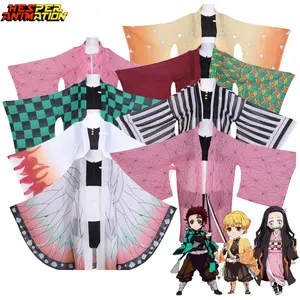 Cô Gái Anime Quỷ Slayer bơi phù hợp với nezuko cosplay Quỷ Slayer cosplay trang phục Nhật Bản Anime mùa hè tắm