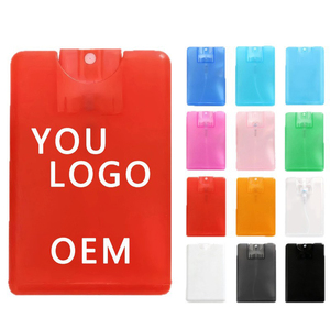 Perfume Card <b>Bottles</b> <b>Plastic</b> <b>Spray</b> <b>Bottle</b> With Mist Nozzle For Cosmetic Packaging Card-type <b>Spray</b> Hand Sanitizer - Product Image 1