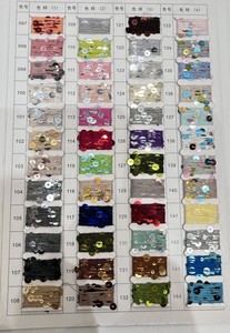 Sẵn Sàng Để Tàu Long Lanh Sợi <span class=keywords><strong>3Mm</strong></span> 6Mm 50Gram 115Meter 55% Cotton <span class=keywords><strong>Sequin</strong></span> paillette Sợi Crochet Sợi Cho Túi Quần Áo Đan - Product Image 6