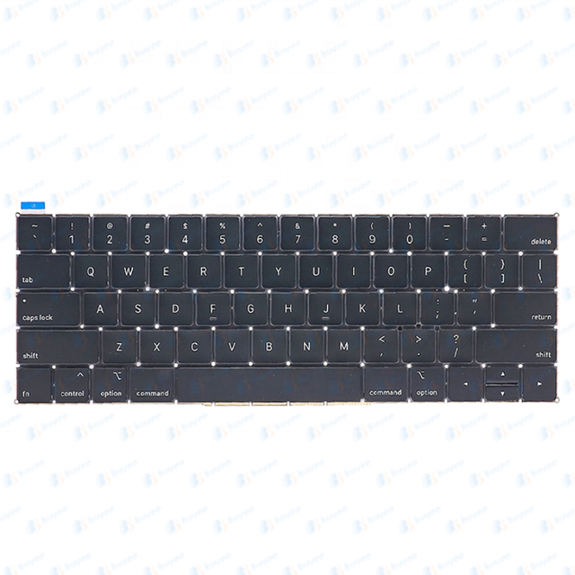 Hot Sale Laptop A1989 A1990 Layout US Standard Replacement Keyboard for Macbook Pro Retina 13 "15" Keyboard 2018 2019 Year