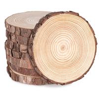 Tranches de bois naturel pour artisanat en bois DIY, pour décorations de Noël et de mariage