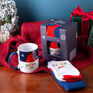 Hot Selling Custom Socks and <b>Mug</b> Birthday and <b>Christmas</b> Ceramic Creative Gift <b>Set</b> Enterprise Business Gift <b>Set</b> - Product Image 5