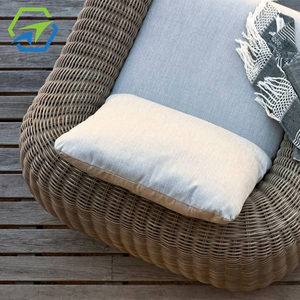 Ensemble de canapés en rotin tressé en aluminium de style japonais pour hôtel et mobilier de jardin avec salle à manger <span class=keywords><strong>sur</strong></span> la <span class=keywords><strong>terrasse</strong></span> - Product Image 4