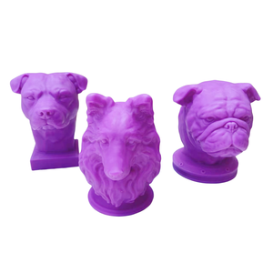 Haba perro, Pug, molde de silicona para perros, yeso fundido, resina, velas, trofeos, regalos, pasteles, cubitos de hielo, recuerdos para mascotas - Product Image 5