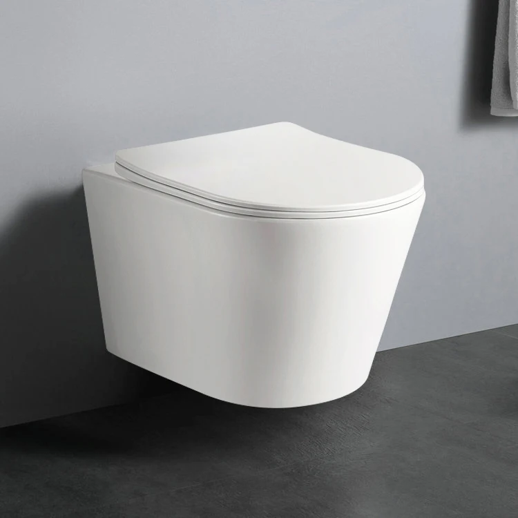 Европейский стиль, белый шкаф для воды, санитарная посуда, унитазы без оправы, настенные унитазы, цельный настенный унитаз для ванной комнаты