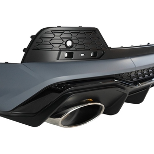 Pare-chocs arrière avec diffuseur pour <span class=keywords><strong>Audi</strong></span> Q3 <span class=keywords><strong>RSQ3</strong></span>, matériau PP, modèle <span class=keywords><strong>Sportback</strong></span> 2019-2024 - Product Image 4