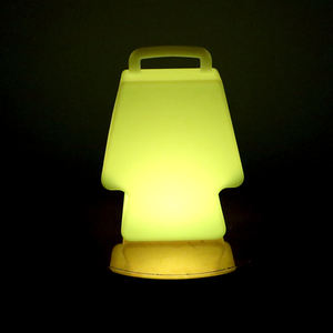 Asma Lamba Kablosuz Gece Lambası Uzaktan Kumandalı Kısılabilir Parlaklık Dekoratif Şarj Edilebilir Pil Kubbe RGB LED Plastik Masa - Product Image 3