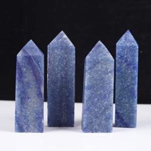 Torre de Aventurina Azul al por Mayor, Tallada a Mano, Punta de Cristal Brillante para Sanación Energética y Colección - Product Image 2