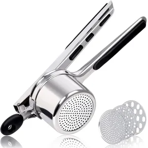 Heavy Duty Stainless Steel <strong>Potato</strong> Masher Kitchen Tool <strong>Potato</strong> Ricer <strong>Press</strong> and Mash Kitchen Gadget for Perfect Mashed <strong>Potatoes</strong> - Product Image 2