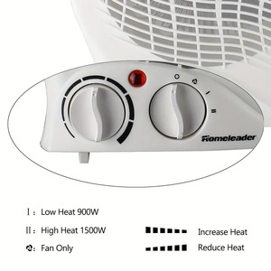 Homeleader Electric Heater 2000W 1M Cord Overheat Protection For Home Heating - Product Image 3