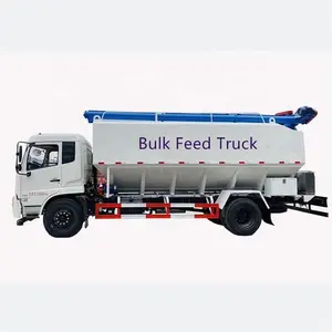 Dongfeng 20cbm 벌크 피드 트럭 동물 사료 운송 트럭 캄보디아에서 판매