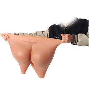 Culotte rembourrée pour femme, taille plus, 40 pouces de tour de taille, faux fessier et hanches, coussinets en silicone doux pour rehausser les fesses, plus épais, pour femme - Product Image 5