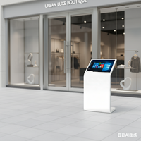 YINGTOUCH Machine tout-en-un industrielle 32 pouces en forme de L, multi-touch, écran tactile capacitif/infrarouge, garantie 1 an