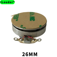 (QY26-Z3) Mini 26mm 4 Ohm 3w Excitateur audio à vibrations 1 pouce Transducteur de conduction osseuse en métal Haut-parleur