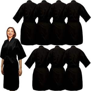 Kimono Impermeabile in Poliestere con Logo Personalizzato per Parrucchieri, Saloni di Bellezza, Spa, per Donne, Uomini, Adulti e Bambini - Product Image 1