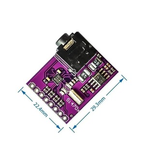 Módulo Sintonizador de <span class=keywords><strong>Radio</strong></span> FM EParthub MCU-470 - Placa de Evaluación Basada en Chip Si4703 con RDS/RBDS para Proyectos Electrónicos DIY y Pruebas - Product Image 2