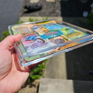 Lot de 3 blister modernes en acrylique transparent, magnétiques et anti-UV, de luxe, pour présentoir <span class=keywords><strong>Pokémon</strong></span> TCG Elite <span class=keywords><strong>Trainer</strong></span> - Product Image 4