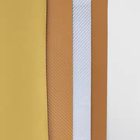 Feuilles de similicuir couleur personnalisées sans adhésif Feuilles de similicuir pour la gravure au laser Laser couleur noire en argent